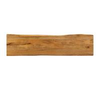 vidaXL Table Top 180x40x2.5 cm Live Edge Solid Wood Mango