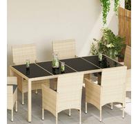 vidaXL Table Top 4 pcs Black Tempered Glass