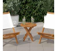 Table Top Octagonal Natural Teak Wood 40x40x2.5 cm Rustic Outdoor for Garden Set