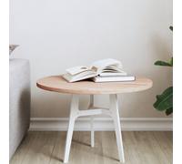 vidaXL Table Top Ø50x1.5 cm Round Solid Wood Beech