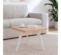 vidaXL Table Top 50x50x4 cm Square Solid Wood Beech