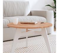 vidaXL Table Top Ø60x1.5 cm Round Solid Wood Beech UK GF0