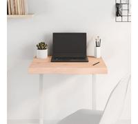 (brown, 60 x 40 x 6 cm) vidaXL Table Top Wooden Desk Top Dining Table Top Untreated Solid Wood Oak