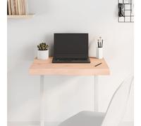 vidaXL Table Top 60x50x(2-6) cm Untreated Solid Wood Oak