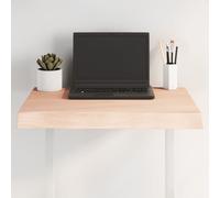 Vidaxl Table Top 60X60X(2-6) Cm Untreated Solid Wood Live Edge Table Tops