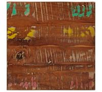 vidaXL Table Top 60x60x2.5 cm Square Solid Wood Reclaimed