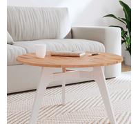 vidaXL Table Top Ø70x1.5 cm Round Solid Wood Beech