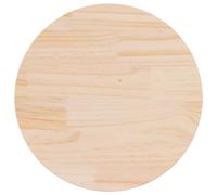 vidaXL Table Top Ø70X2.5cm Solid Wood Pine, Brown