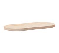 vidaXL Table Top 70x35x2.5 cm Solid Wood Pine Oval