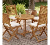 Vidaxl Table Top 70X70X2.5 Cm Octagonal Solid Wood Teak