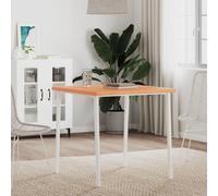 vidaXL Table Top 70x70x2.5 cm Square Solid Wood Beech