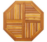 vidaXL Table Top 70x70x2 cm Octagonal Solid Wood Acacia