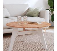 vidaXL Table Top 脴80x1.5 cm Round Solid Wood Beech NEW