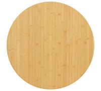 vidaXL Table Top Ø80x2.5 cm Bamboo NEW