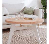 vidaXL Table Top Ø80x4 cm Round Solid Wood Beech