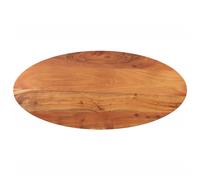 vidaXL Table Top 80x40x2.5 cm Oval Solid Wood Acacia