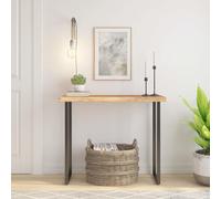vidaXL Table Top 80x40x3.8 cm Rectangular Solid Wood Acacia Live Edge