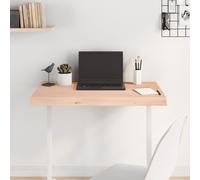 vidaXL Table Top 80x50x(2-6) cm Untreated Solid Wood Oak