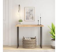 vidaXL Table Top Replacement Table Top Rectangular Solid Wood Acacia Live Edge