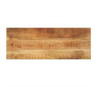 vidaXL Table Top 90x40x2.5 cm Rectangular Solid Wood Rough Mango