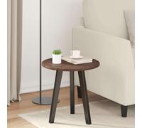 Modern Table Top Round Outdoor Furniture Garden Terrace Engineered Wood vidaXL