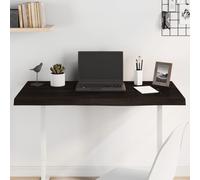 (dark grey, 100 x 50 x 4 cm) vidaXL Table Top Wooden Desk Top Dining Table Top Untreated Solid Wood Oak