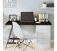 (dark grey, 120 x 50 x 4 cm) vidaXL Table Top Wooden Desk Top Dining Table Top Untreated Solid Wood Oak