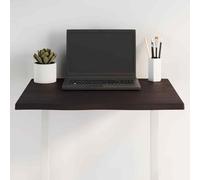 (dark grey, 60 x 40 x 2 cm) vidaXL Table Top Wooden Desk Top for Table Treated Solid Wood Oak Live Edge