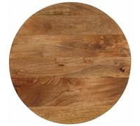 vidaXL Table Top, Dining Table Top for Home, Replacement Board for Side Table Dinner, Wooden Furniture Top, Round Solid Wood Mango