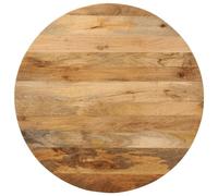 vidaXL Table Top, Dining Table Top for Home, Replacement Board for Side Table Dinner, Wooden Furniture Top, Round Solid Wood Mango