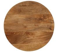 vidaXL Table Top, Dining Table Top for Home, Replacement Board for Side Table Dinner, Wooden Furniture Top, Round Solid Wood Mango
