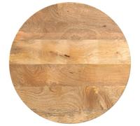 vidaXL Table Top, Dining Table Top for Home, Replacement Board for Side Table Dinner, Wooden Furniture Top, Round Solid Wood Mango