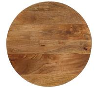 vidaXL Table Top, Dining Table Top for Home, Replacement Board for Side Table Dinner, Wooden Furniture Top, Round Solid Wood Mango
