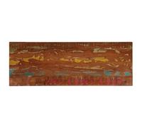 vidaXL Dining Table Top Rectangular Reclaimed Solid Wood 140x60x2.5 cm Multicolour