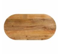 vidaXL Table Top 110x50x2.5 cm Oval Solid Wood Mango