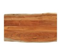 vidaXL Table Top, Dining Table Top for Home, Wooden Replacement Board for Side Table Dinner, Furniture Top, Rectangular Solid Wood Acacia Live Edge
