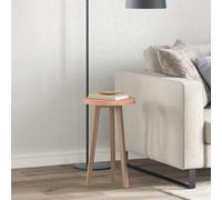 vidaXL Table Top Light brown Ø 30 x 2.5 cm Solid oak wood