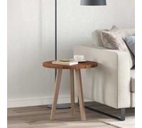 vidaXL Table Top Light Brown Ø 50 x 2.5 cm Solid Oak Wood