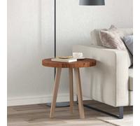 vidaXL Table Top Light Brown Ø 50 x 4 cm Solid Oak Wood