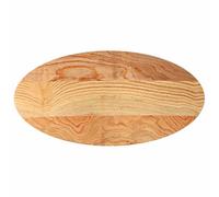vidaXL Table Top Light Brown 100x50x2 cm Solid Wood Oak Oval