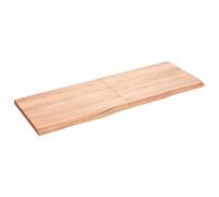 (light brown, 140 x 50 x 4 cm) vidaXL Table Top Wooden Desk Top Dining Table Top Untreated Solid Wood Oak