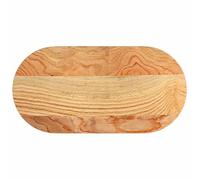 vidaXL Table Top Light Brown 80x40x2 cm Solid Wood Oak Oval