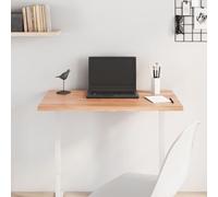(light brown, 80 x 40 x 2 cm) vidaXL Table Top Wooden Desk Top Dining Table Top Untreated Solid Wood Oak