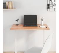 vidaXL Table Top Light Brown 80x50x2 cm Treated Solid Wood Oak UK