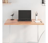 vidaXL Table Top Light Brown 80x60x2 cm Treated Solid Wood Oak