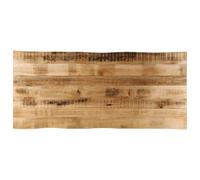 vidaXL Table Top Live Edge 140x60x2.5 cm Solid Wood Rough Mango