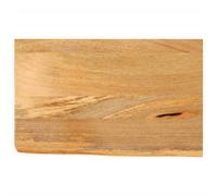 vidaXL Table Top Live Edge 50x20x3.8 cm Solid Wood Mango