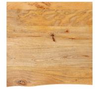 vidaXL Table Top Live Edge Replacement Board Dining Table Top Solid Wood Mango