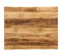 vidaXL Table Top Live Edge 90x80x2.5 cm Solid Wood Rough Mango
