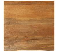 vidaXL Table Top Live Edge 60x60x2.5 cm Solid Wood Mango